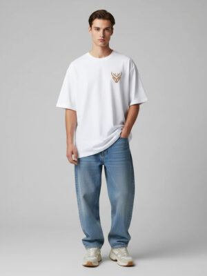 White Oversized logo T-Shirt