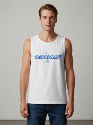 PREMIUM WHITE COLOR PLAIN TANK TOP